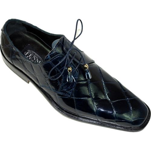 Fennix Italy 3101 Navy Genuine All-Over Alligator Shoes